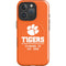 Clemson University Tigers Est 1889 Orange iPhone 16 Pro Magsafe Impact Case